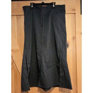 Patagonia Womens Size M Gray Costa Long Skirt Drawstring Slits